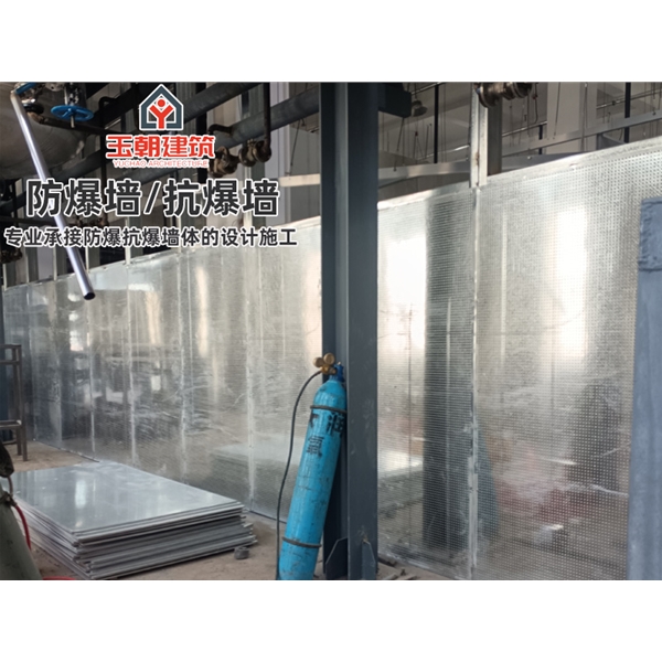 淄博纤维复合钢板抗爆墙定制 轻质防爆墙施工安装一条龙服务